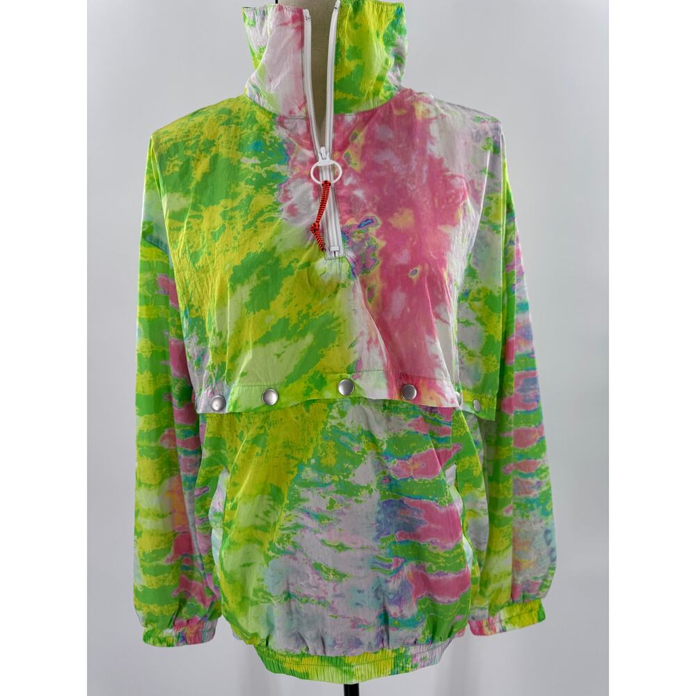 Urban Outfitters Womens Tie Dye Lightweight Jacket Track Windbreaker Pullover S